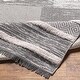 preview thumbnail 4 of 6, Livabliss Morocotton Striped & Checkered Cotton Area Rug