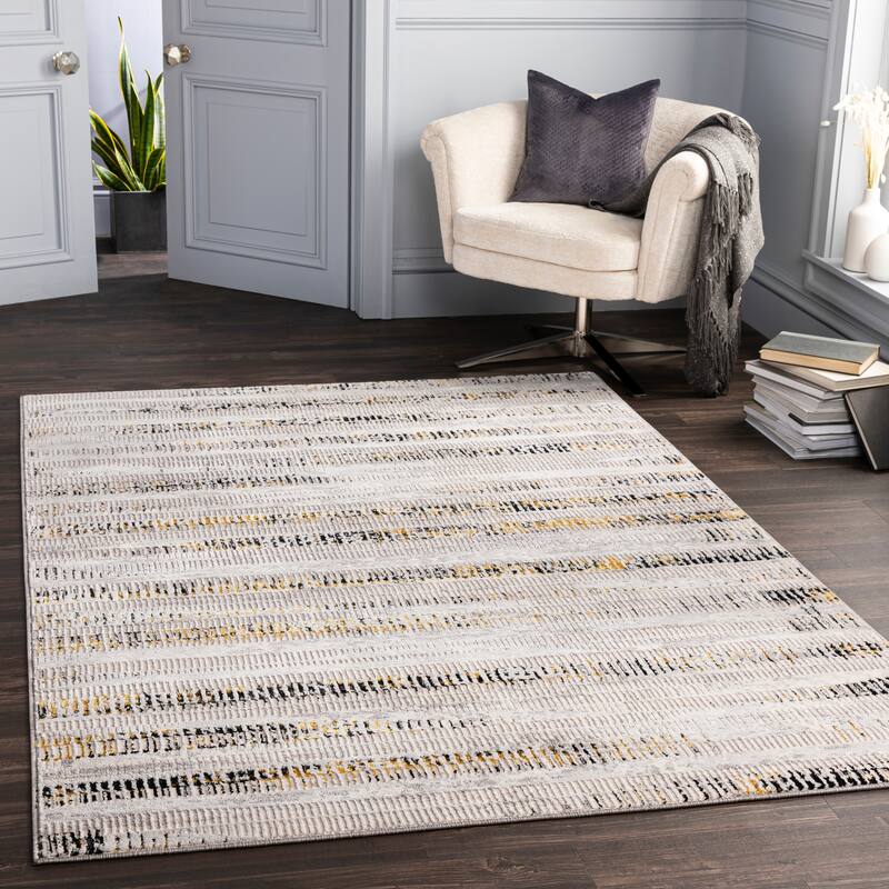 Livabliss Nyna Abstract Striped Area Rug