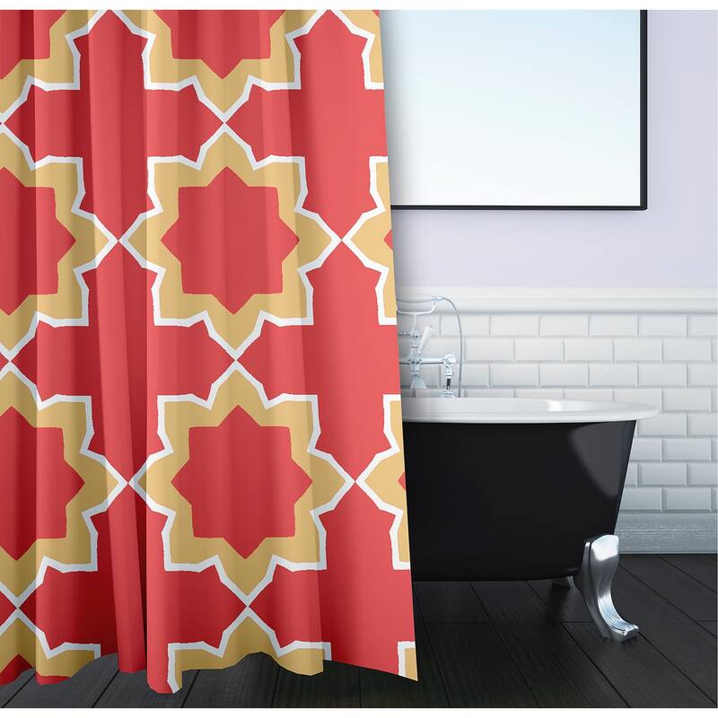 71 x 74-inch Bohemian 2 Geometric Print Shower Curtain