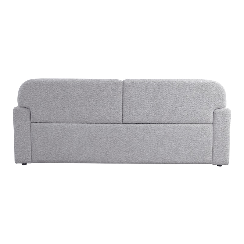 Serta Whitmore Convertible Sofa in Boucle Fabric