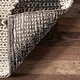 preview thumbnail 26 of 35, Nuloom Chaya Diamond Striped Jute Blend Area Rug