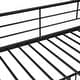 preview thumbnail 56 of 54, Metal Bunk Bed Frame with Door, Safety Full-Length Guardrail, Ladder for Kids, No Box Spring Needed, Noise Free
