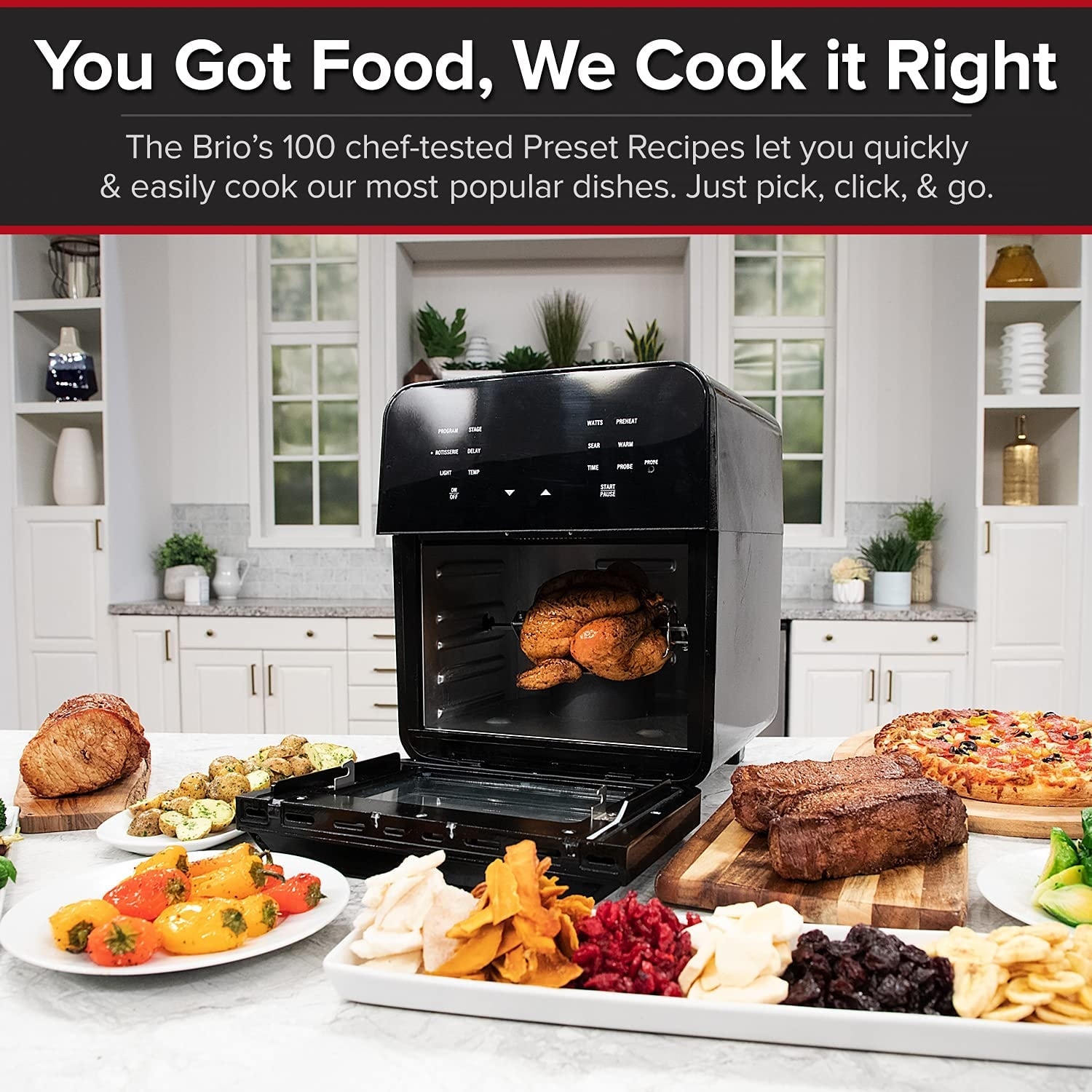 NuWave Brio 15.5 Qt. Digital Oven and Air Fryer Bed Bath