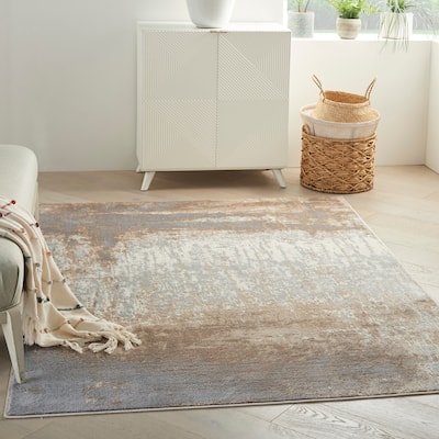 Nourison Elation Vintage Abstract Contemporary Area Rug