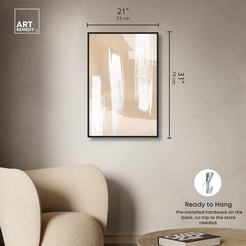 Gestural Grains I Canvas by Art Remedy