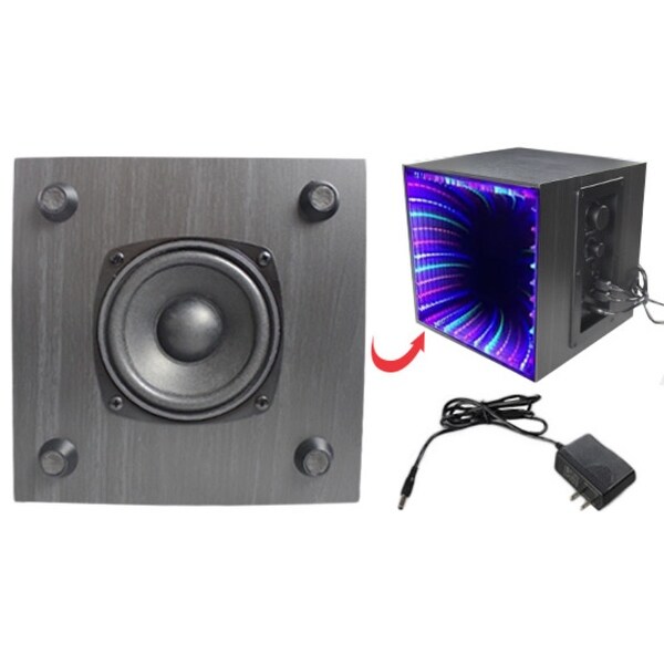 3pc infinity light bluetooth speaker system with subwoofer