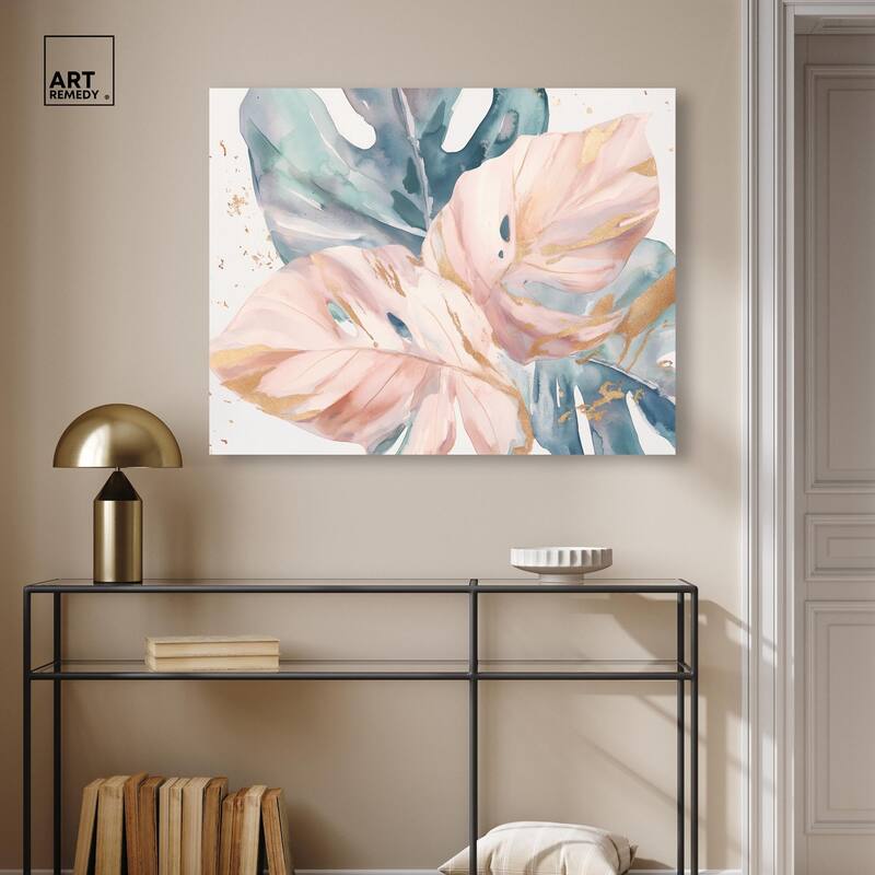 Golden Spritz Canvas by Art Remedy, Gallery Wrapped