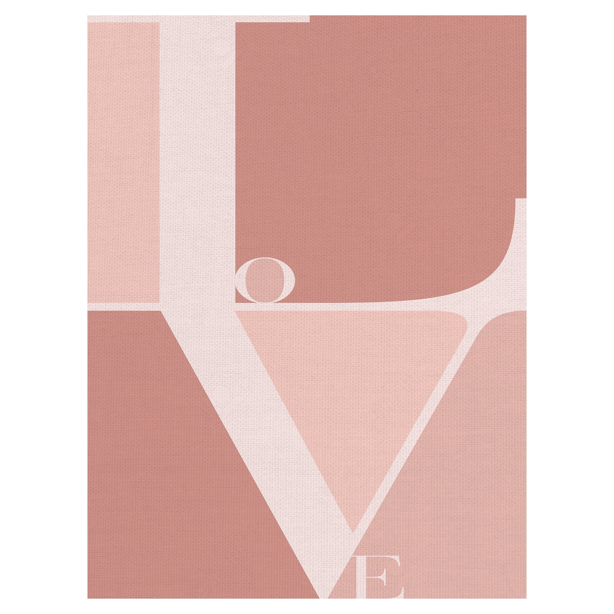 Love by TypeLike Canvas Art Print