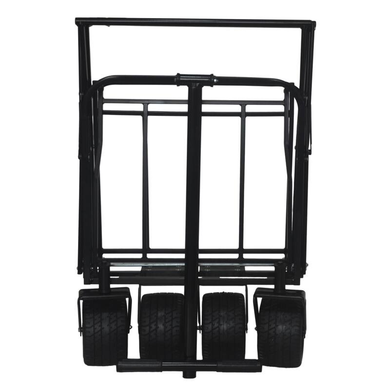 Rotating Wheel Folding Wagon, Garden Cart for Camping, Beach, Picnic