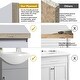 preview thumbnail 24 of 23, 18-inch mini bathroom cabinet with ceramic sink