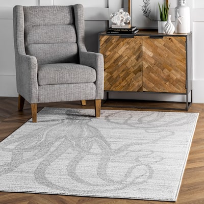 Nuloom Thomas Paul Power loomed Octopus Area Rug