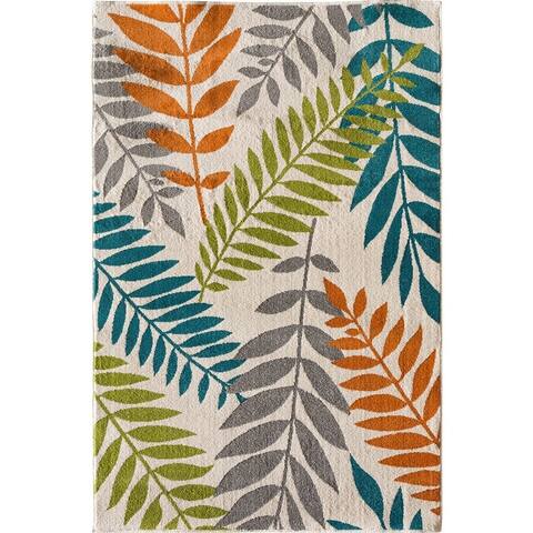 Loomaknoti Tecopa Kashton White Area Rug