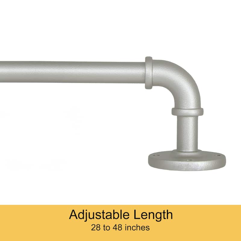 Kenney Adler 5/8" Indoor/Outdoor Rust-Resistant Wrap Around Curtain Rod