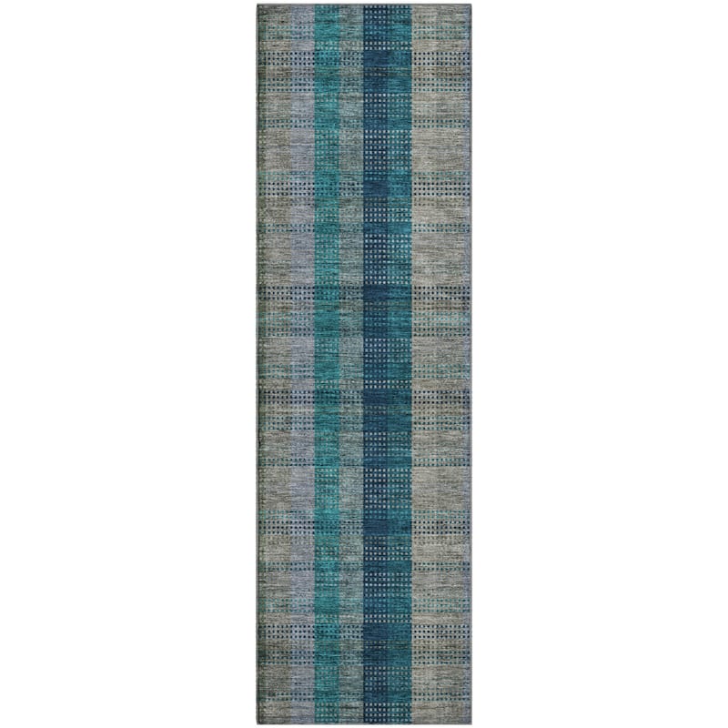 Premium Washable Super Soft Modern Plaid Mayfield Rug