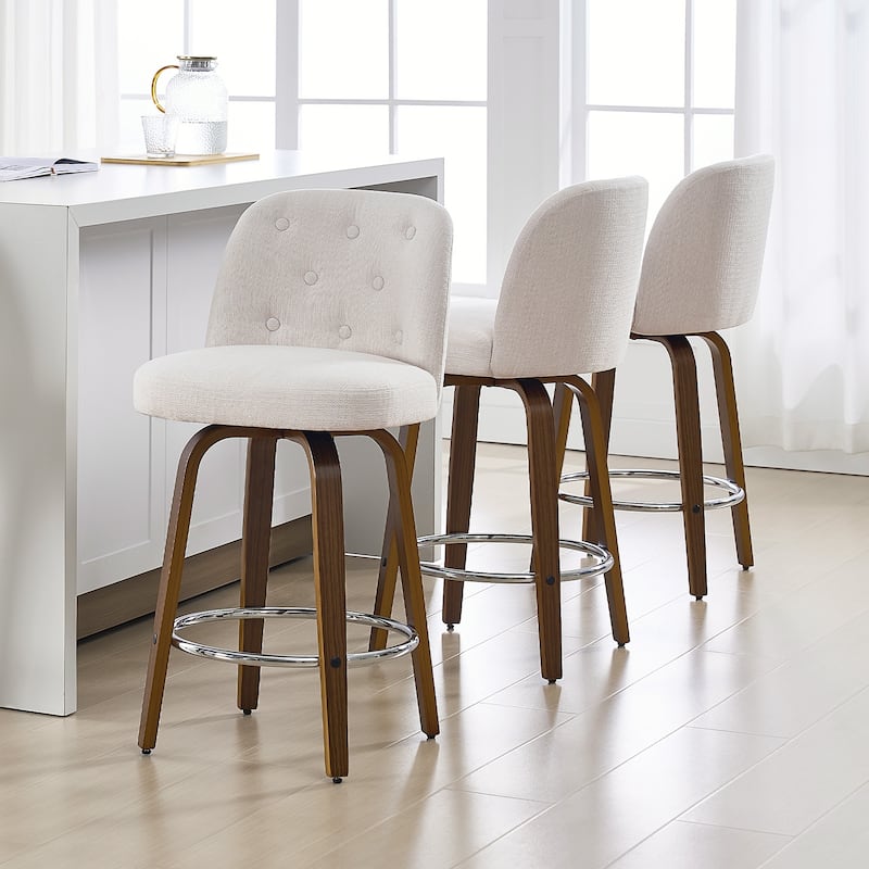 26"/29" Swivel Bar Stools/ Counter Stool with Bentwood Legs