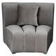 Option Grey, Grey Velvet, Natural Wood