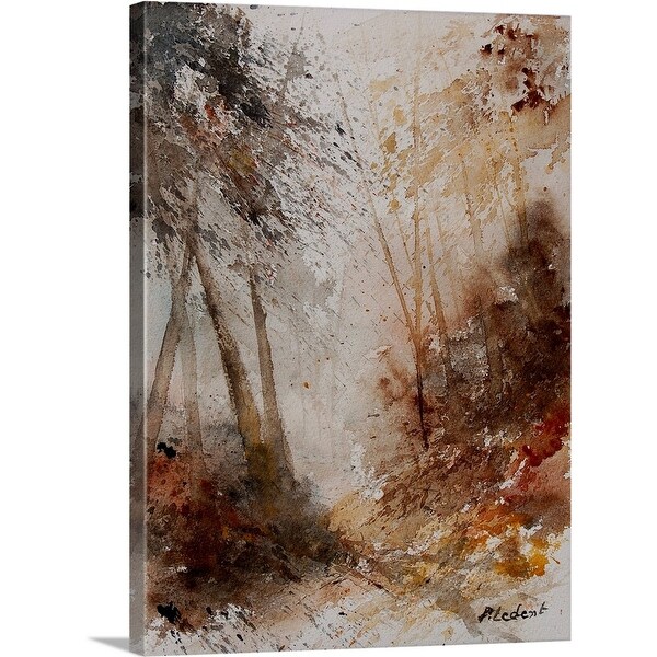 "Aqua 250908" Canvas Wall Art