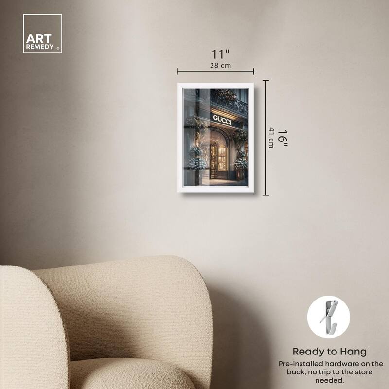 Illuminated Luxury Store Shadowbox by Art Remedy