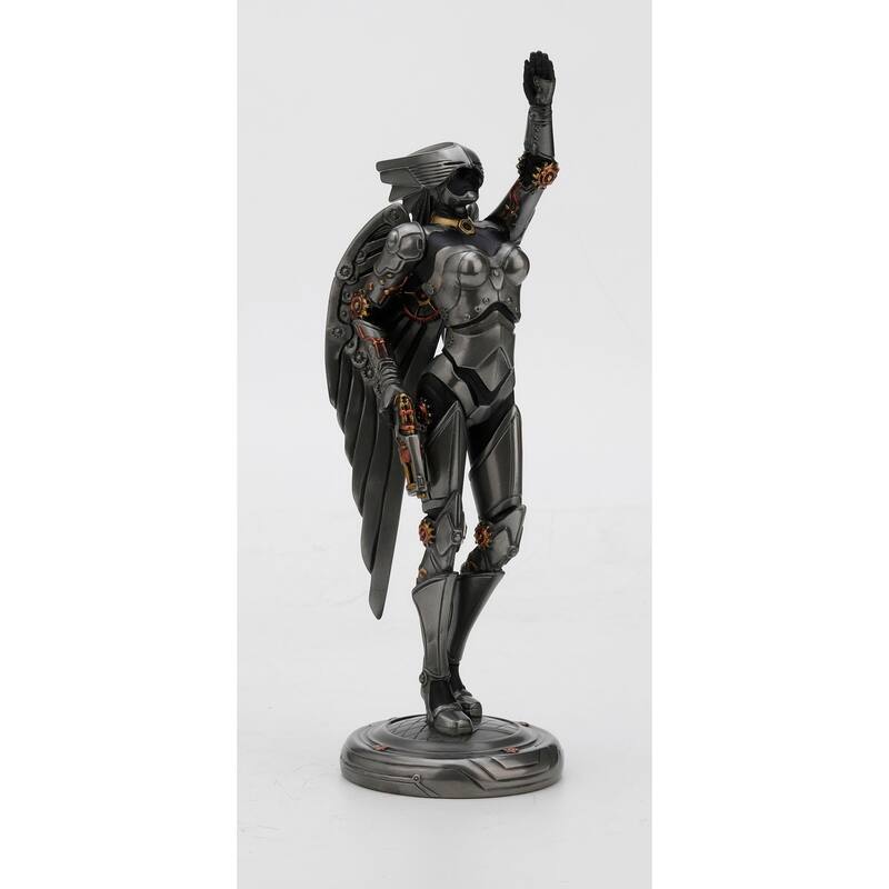 Veronese Design 9.7 H Steampunk Art Deco Android Angel Cold Cast Pewter Pewter