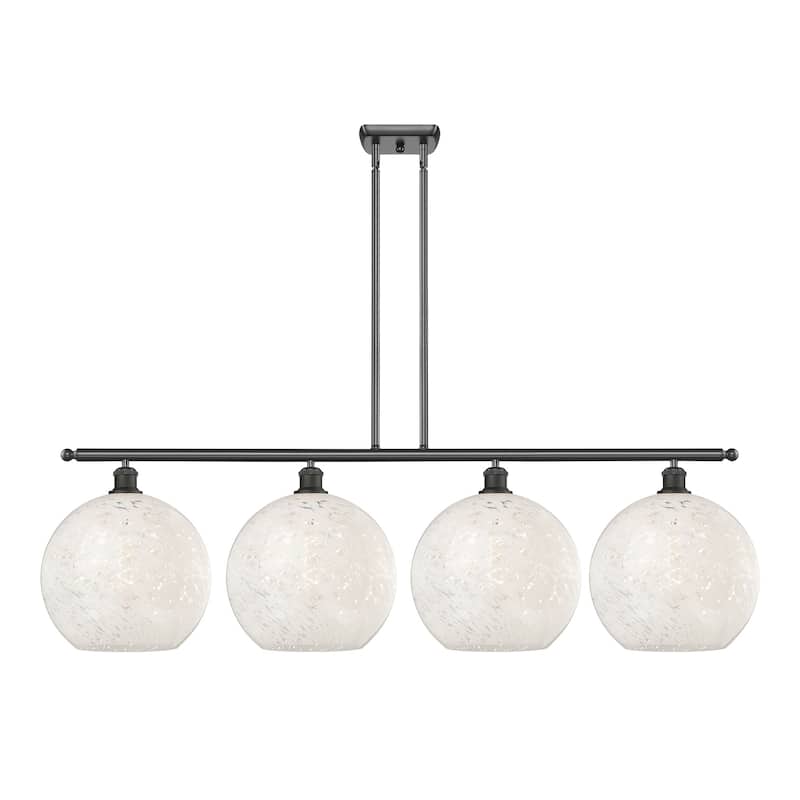 Innovations Lighting 516-4I-14-51-White Mouchette-Indoor Pendant White