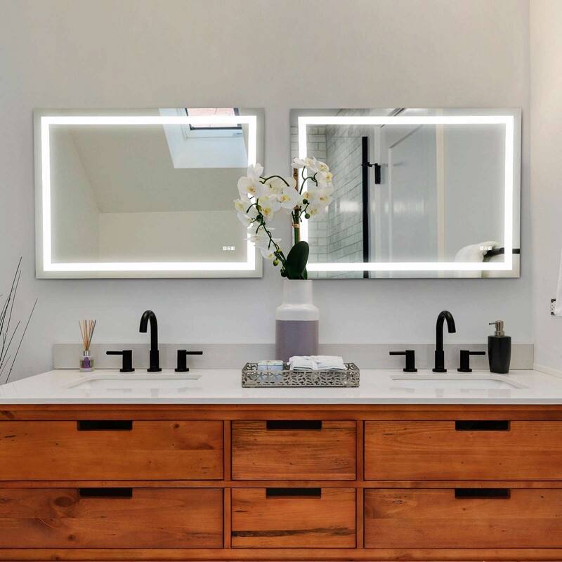 LED Bathroom Mirror 48x 36 Inch with lights Bed Bath & Beyond 37534737