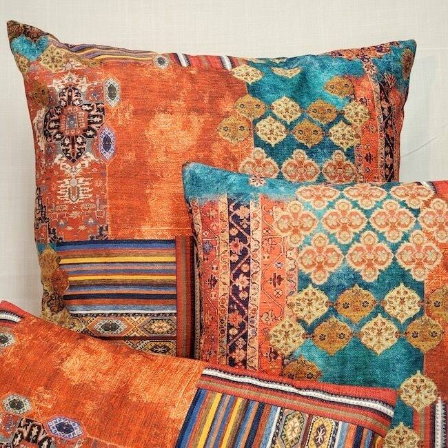 Caspian Shore Throw Pillow