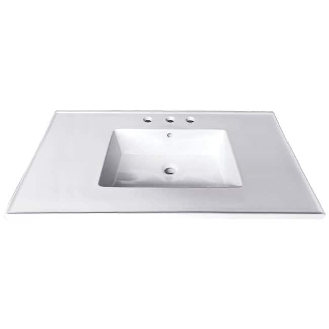 Kingston Brass Continental 31" X 22" Ceramic Vanity Top with