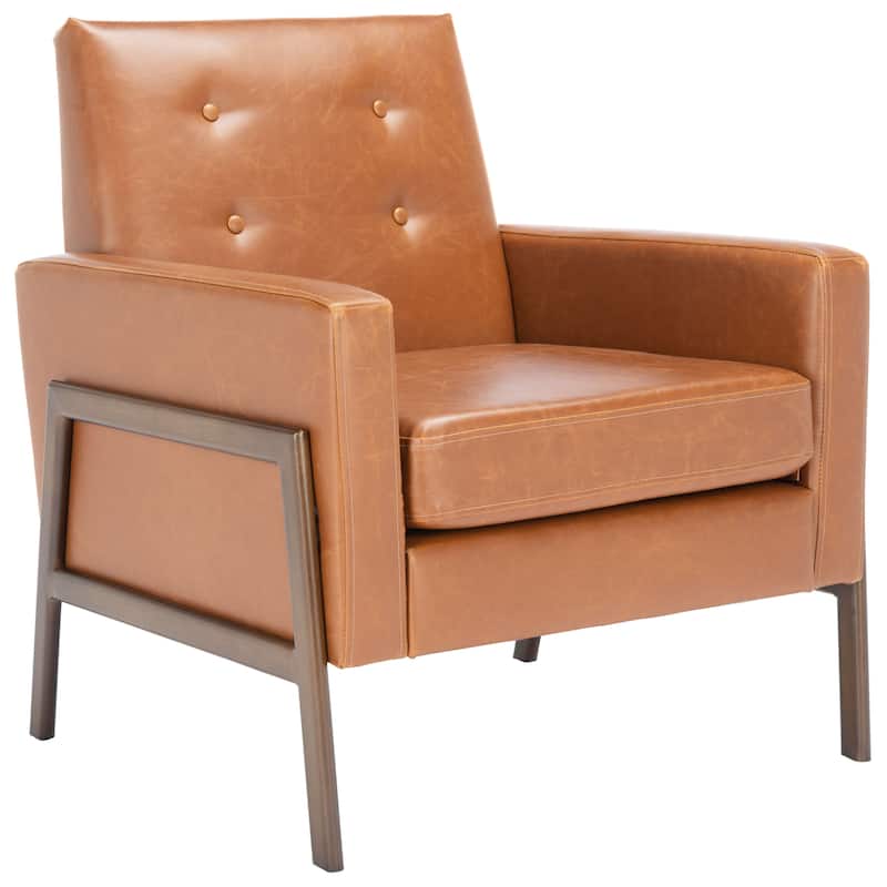 SAFAVIEH Roald Mid-Century Modern Sofa Accent Chair - 29" W x 29" L x 33.5" H