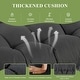 preview thumbnail 12 of 22, FINCATI Outdoor Wicker Ottoman (Set of 2) with Cushions Boho Patio Metal Frame Footrest for Porch, Balconies