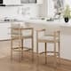 Option Light White Finish+Beige Cushion
