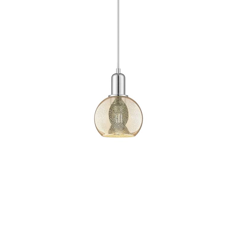 Innovations Lighting 716-1P-9-6 Athens Pendant Athens 6" Wide Mini - Polished Chrome / Mercury