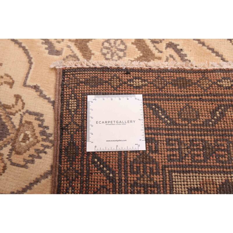 ECARPETGALLERY Hand-knotted Finest Kargahi Copper Wool Rug - 6'7 x 9'2