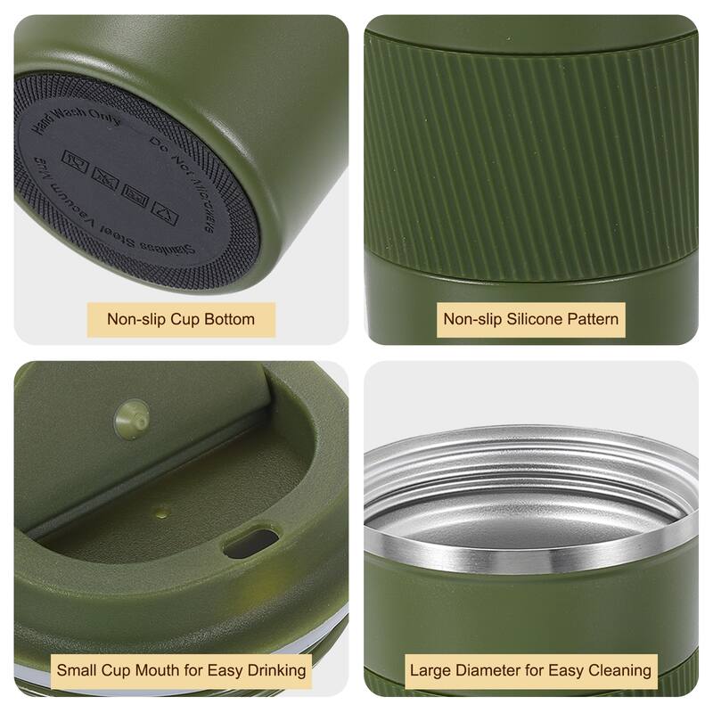 Insulated Travel Mug, 13 Oz Coffee Cup with Leakproof Lid