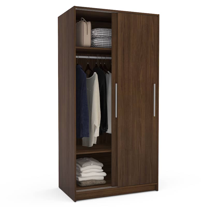 Polifurniture Denmark Wardrobe with 2 Sliding Doors