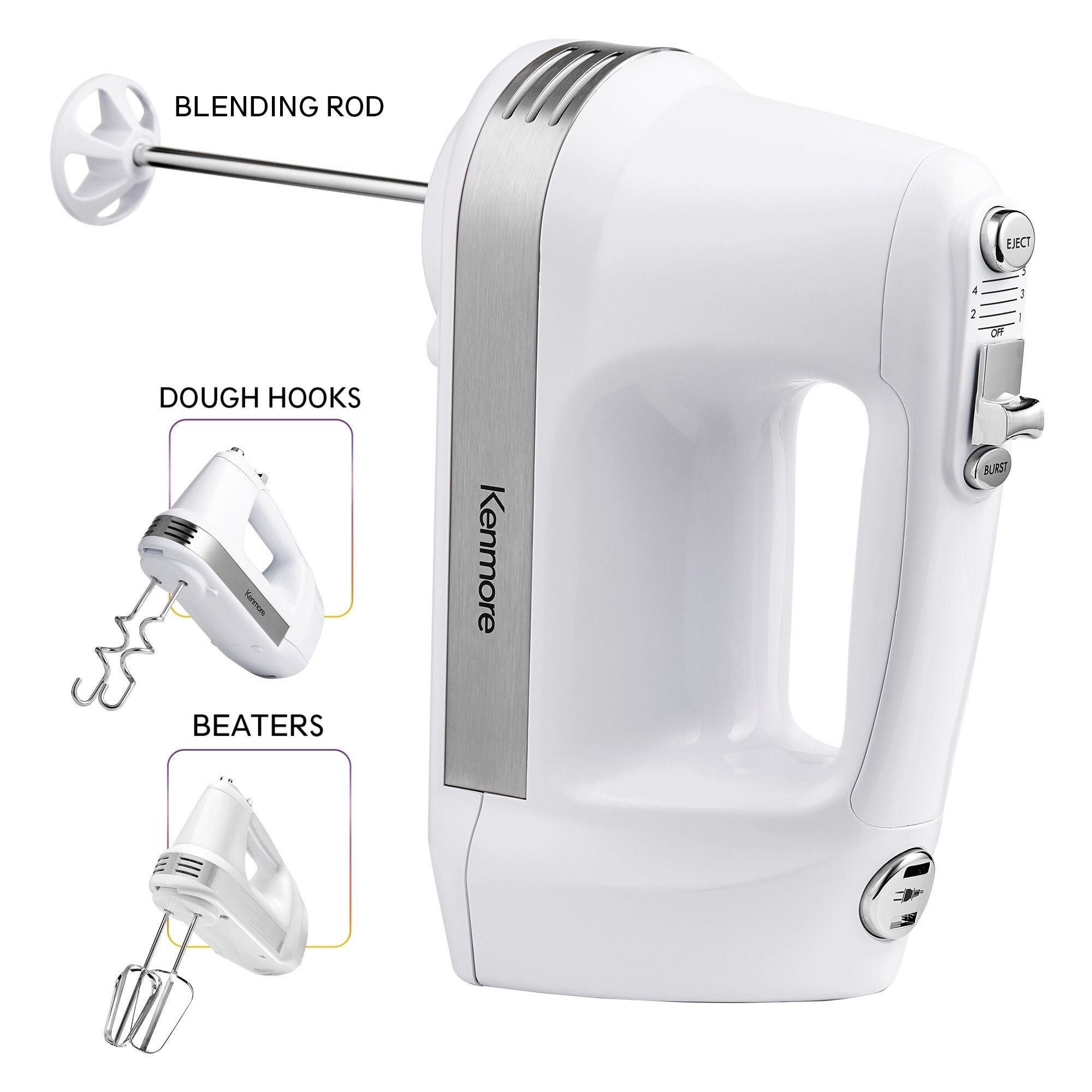 https://ak1.ostkcdn.com/images/products/is/images/direct/6f96a0001afc29e36dce04c62cb742a3f80afb1b/Kenmore-5-Speed-Hand-Mixer---Beater---Blender%2C-White%2C-250W-Electric-Mixer-with-Dishwasher-Safe-Beaters%2C-Dough-Hooks.jpg