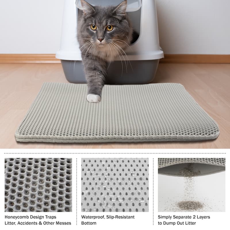 PETMAKER Waterproof Cat Litter Mat