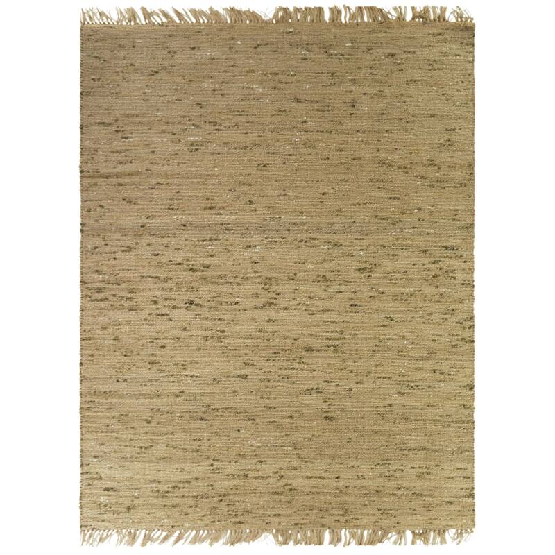 Deahl Textured Woven Area Rug - 5'3" x 7' - Tan/Green - Rectangle