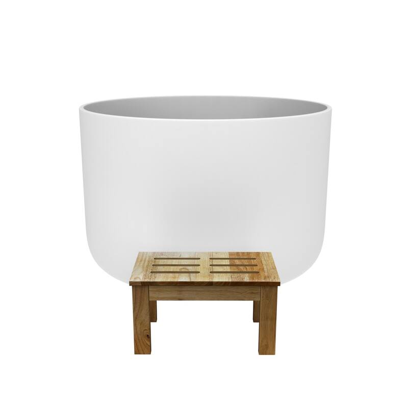 Modern Round Deep White Tub
