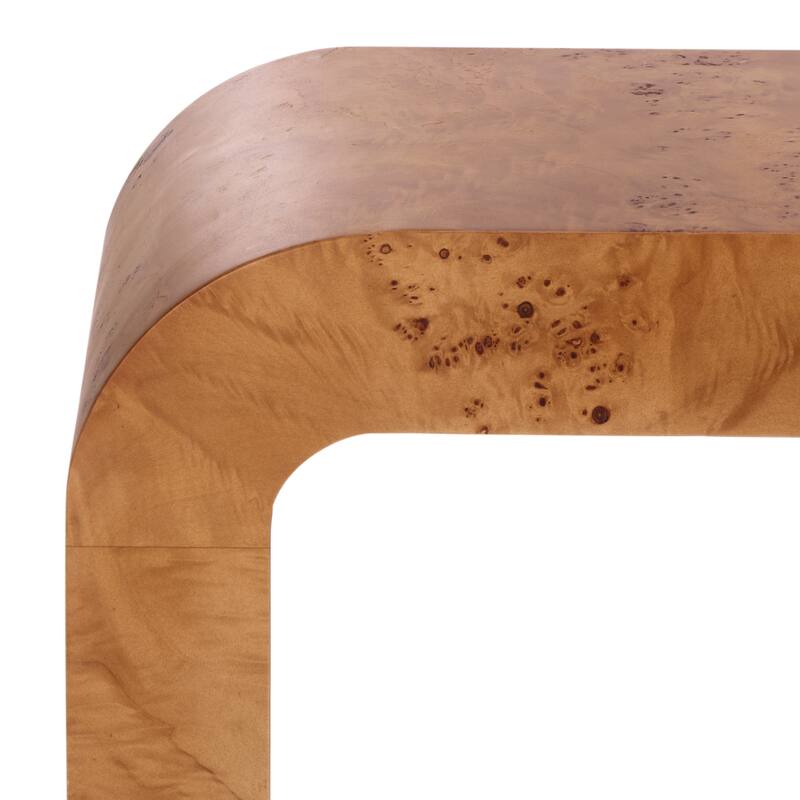 SAFAVIEH Couture Tessly Burl Veneer Console Table - 54"W x 15"D x 32"H