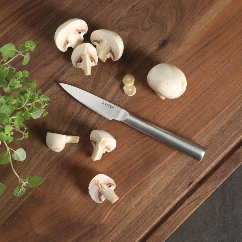 Babish 1.4116 German 3.5-inch Stainless Steel Paring Knife-Kitchen Knife for Peeling, Trimming & Prep Work,