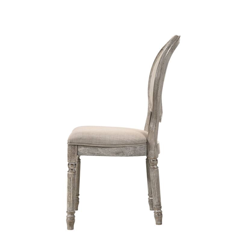 Side Chair (Set of 2) - Light Oak,Tan