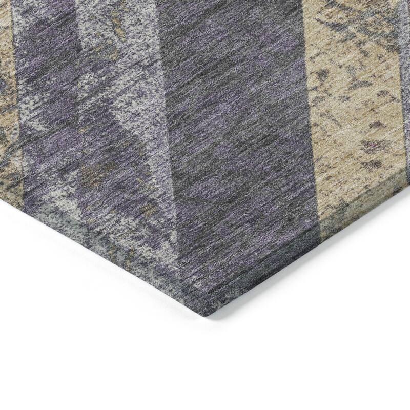 HomeRoots Geometric Transitional Rectangle Outdoor Rug