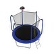 preview thumbnail 4 of 6, 8FT Outdoor Trampoline with Basketball Hoop and Enclosure