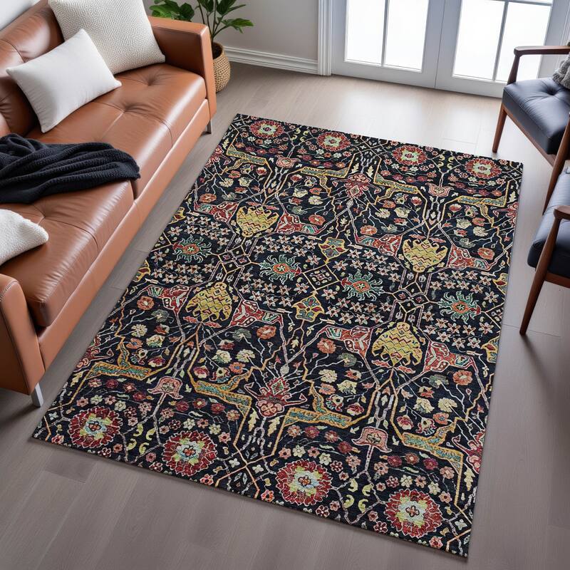 Premium Washable Super Soft Traditional Lobo Mayfield Rug