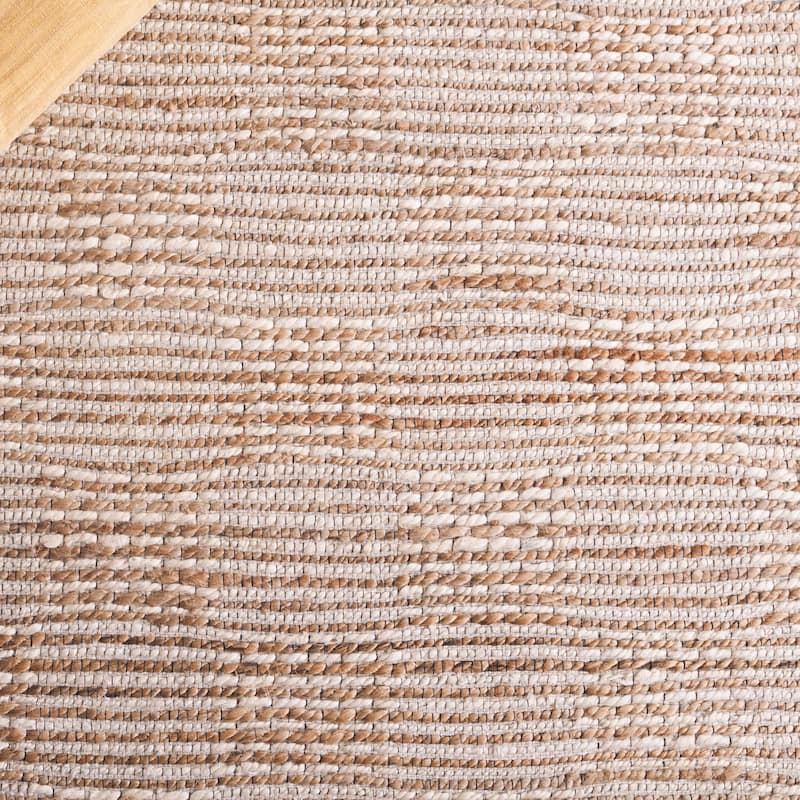 SAFAVIEH Flatweave Natural Otelinda Fiber Farmhouse Hemp Rug