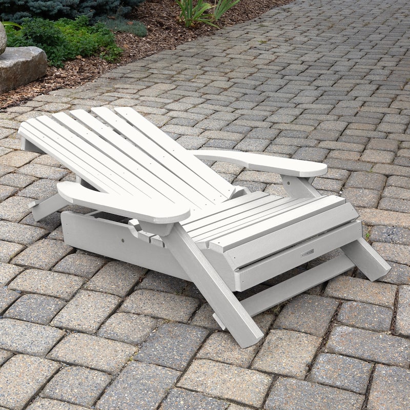 HIGHWOOD King-Size Folding and Reclining Adirondack Chair