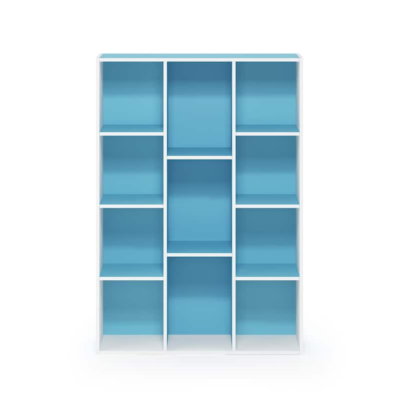 Furinno 11-Cube Reversible Open Shelf Bookcase