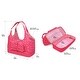 preview thumbnail 3 of 6, Badger Basket On-the-Go Doll Tote and Storage Bag - Pink Stars