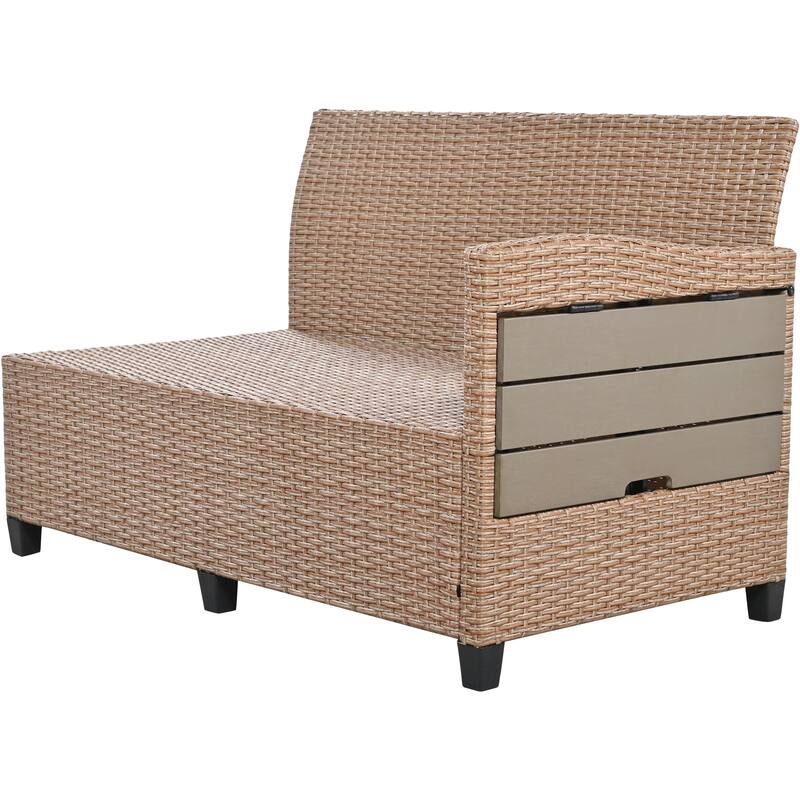 5-Piece Outdoor Patio Rattan Sofa Set