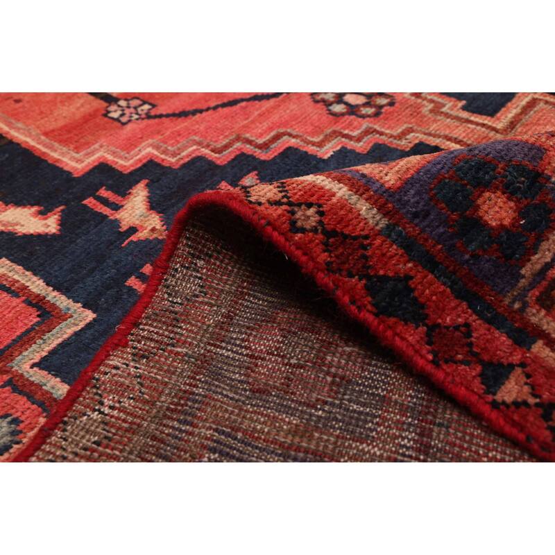 ECARPETGALLERY Hand-knotted Andelz Navy Wool Rug - 5'0 x 8'2